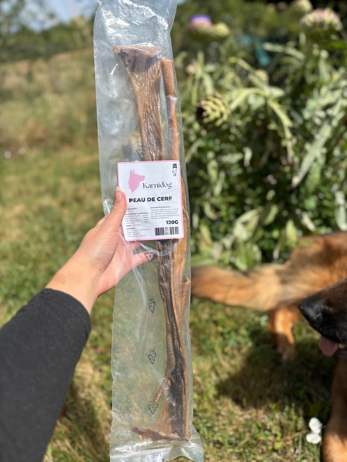Peau de cerf XL (120g ~ 2 pièces)